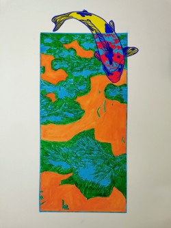 Green and Orange Ricefield