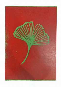 Green on Red Ginkgo III
